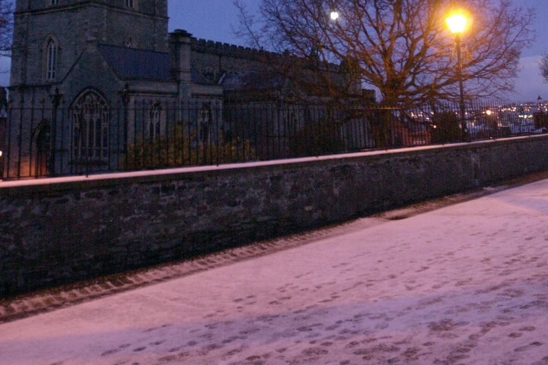 Derry in the snow in the early 2000s.