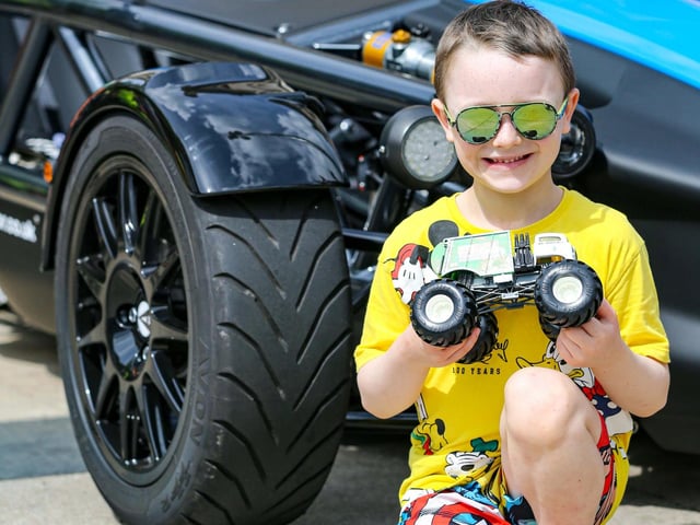 Mayor’s Supercar Saturday in aid of First Housing and Support Service.
Six years old Jude Doherty, from Rosemount.
©Lorcan Doherty