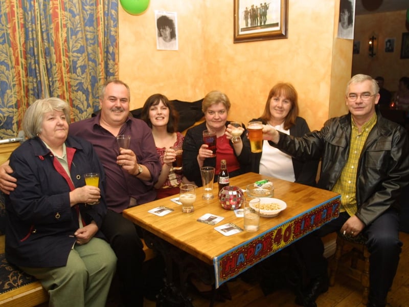Phylis and Charlie Cavanagh, Sandra Coyle, Mary Lunch, Attracta Coyle and Adrian Meehan.