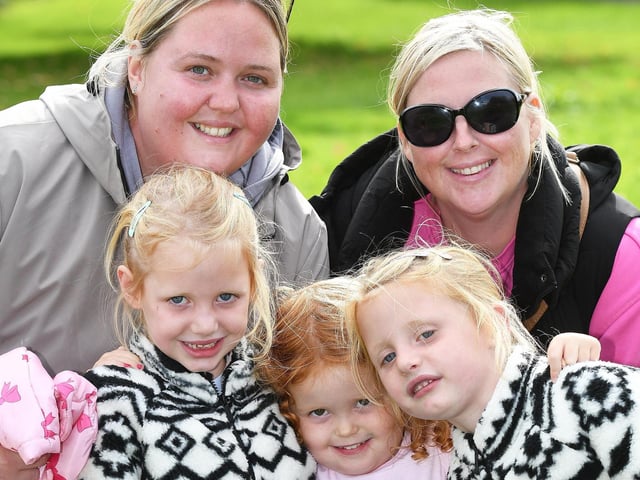 Mums and daughters captured at Saturday's Waterside Together Mini Festival. : .