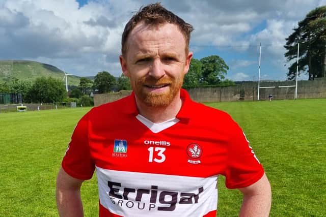 Derry's Eunan Murphy hit 0-4 on his home pitch against Tyrone on Saturday.