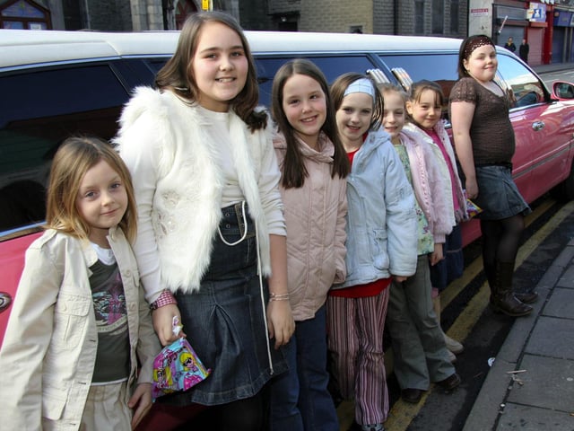 Megan,Orla,Caitlin,Fiona, Eleanor, Aoife and Lauren0015JML : Parties and celebrations March 2006: Orla Trainor.