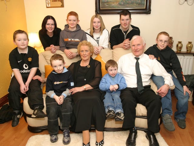 Barney & Eileen McDaid's wedding anniversary celebration in 2004.