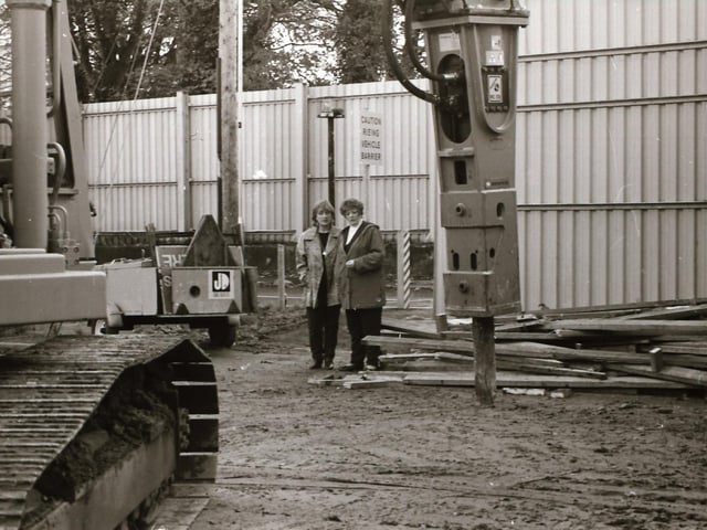 Rosemount British Army tower being dismantled and Coshquin checkpoint demolished in 1995.