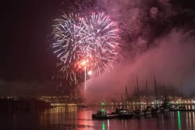 Fireworks over Derry Halloween 2022.