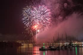 Fireworks over Derry Halloween 2022.