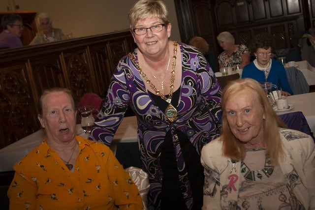 Deputy Mayor, Angela Dobbins pictured at Wednesday’s Tea Dance with Ann Lynch and Rosaleen Walters.