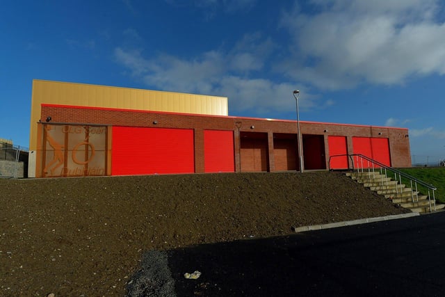 Exterior view of the extension to Sean Dolans GAC  clubhouse pavilion. Photo: George Sweeney. DER2305GS – 80