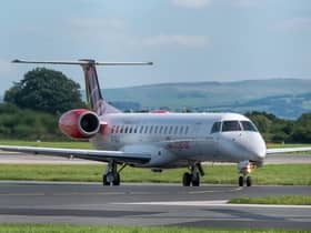 A Loganair jet.