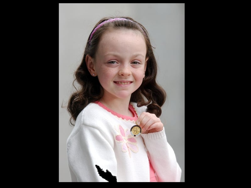 Meadbh McGinley, from Rosemount, Cullen School, winner of the Piano U-8 years. (2504C11)