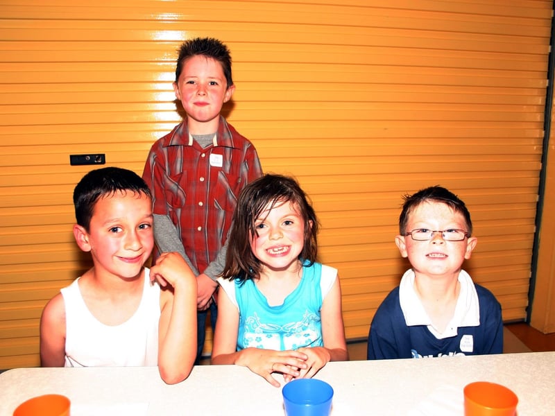 Joseph and friends Jack, Siofra and Conhith having fun at the party. 8460/dd : .