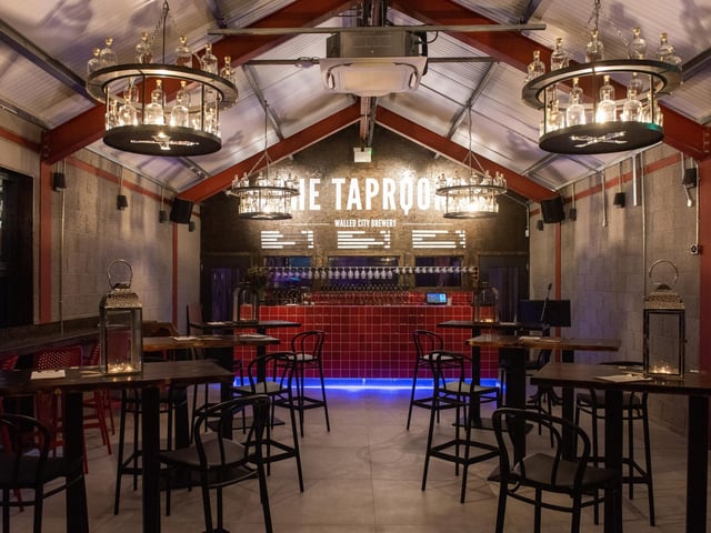 The Taproom at the Walled City Brewery in Ebrington. Picture Martin McKeown. 21.10.22