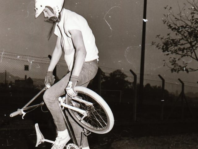 BMX bikers at Templemore Sports Complex.