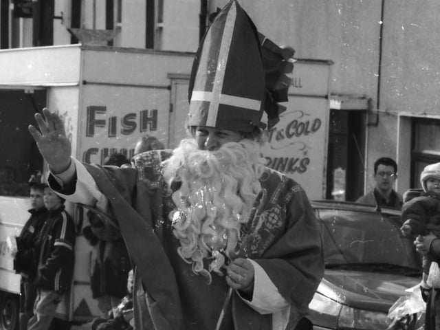 The St. Patrick's Day parade in Moville in 1998.