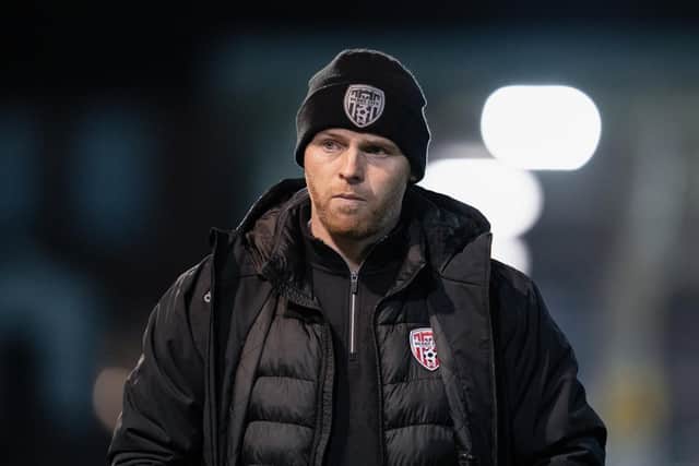 Derry City interim manager Mark Connolly. Photo by Matthew Harvey/Sportsfile