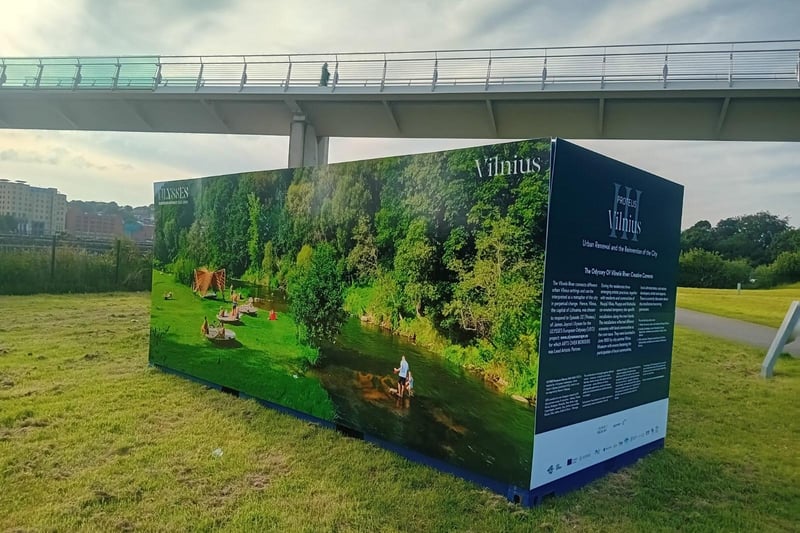 Artists from various riverine communities in Vilnius took part in the project.
