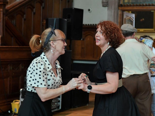 Jiving at the Mayor’s Tea Dance with the Jive Aces. Photo: George Sweeney