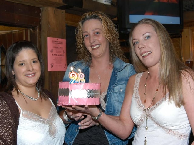 Ashlene Richmond out on a girls night.