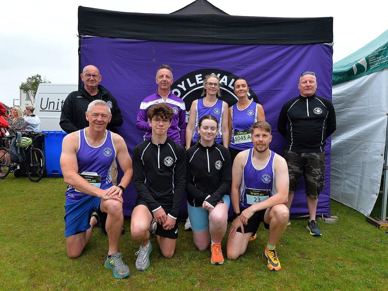 Members of Foyle Valley AC. Photo: George Sweeney