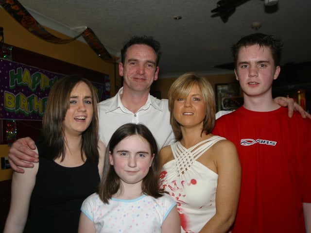 Party celebrations back in April 2004.