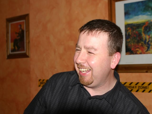 Birthday Surprise for Raymond McKenna in the Don Bar. 1189/dd : Parties in December 2005.