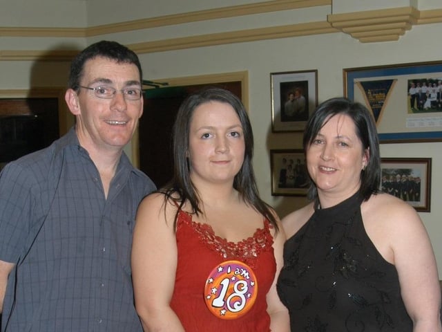 The big 18th birthday party for Nicola McCann.