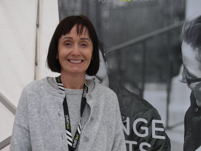 Angie O’Doherty, Start360 pictured at Skeoge Community Health Fair. (Photo - Deirdre Heaney, nwpresspics