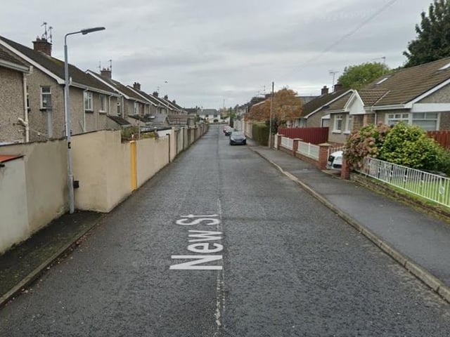 New Street (An tSráid Nua). Popularly known as Jampot Row (Bryson)