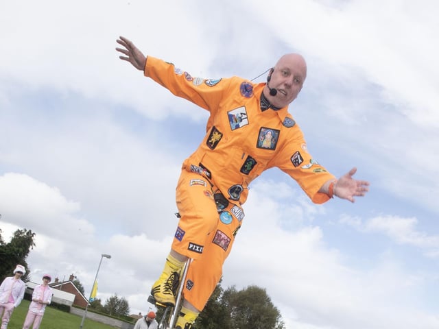 The fabulously entertaining Jitterbug Jackson performing during Saturday's festival. (Photos: Jim McCafferty Photography) : .
