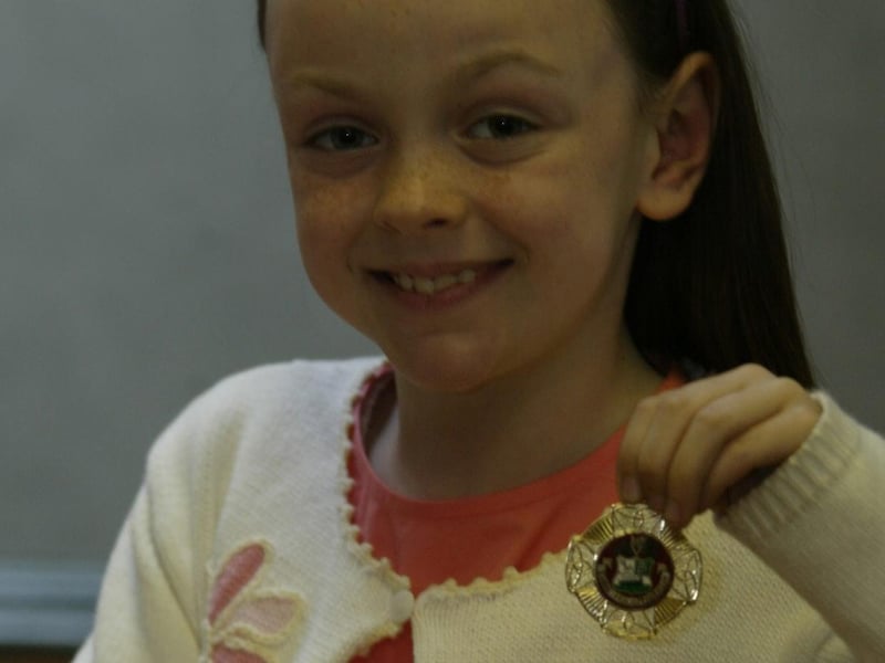Meadbh McGinley of the Cullen School of music winner of the under 8 piano at Moville Feis. (1605JB25)