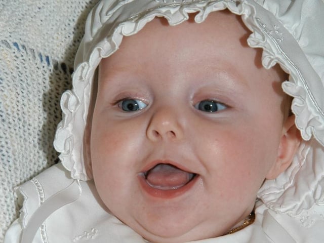 Baby Robyn McClenaghan.