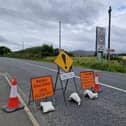 The road at Carrowmore, Glentogher.
