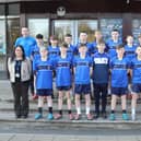 The St Columb's College U12 team who will contest the NI Cup Final against Lisneal on Wednesday.