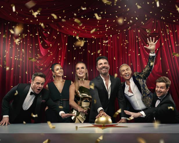 Ant & Dec and Alesha Dixon, Amanda Holden, Simon Cowell and Bruno Tonioli