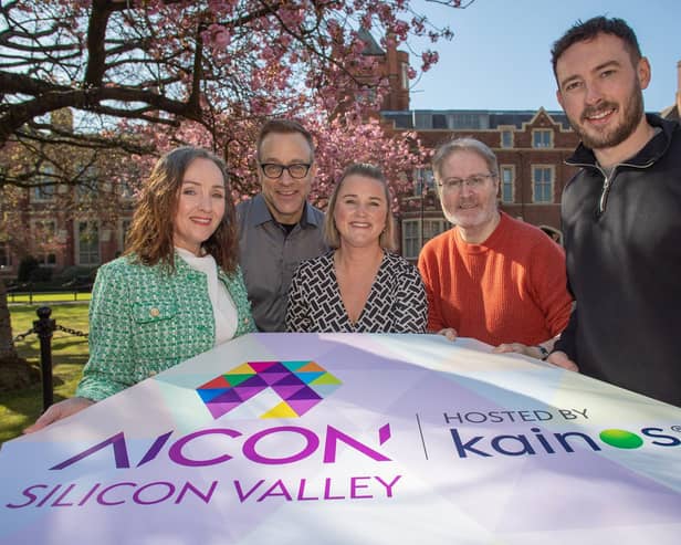 Judith Millar, Centre for Secure Information Technologies (CSIT), Queen's University Belfast; Ryan Keenan, Learning Experience Lab, DeepLearning.ai; Connla McCann, Aisling Events; Tom Gray, Kainos; Ryan Ballantine, Options IT