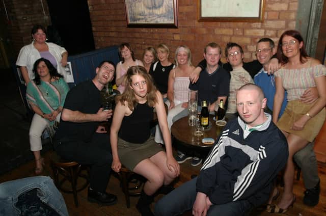 Parties and nights out in July 2004. Shay Williams