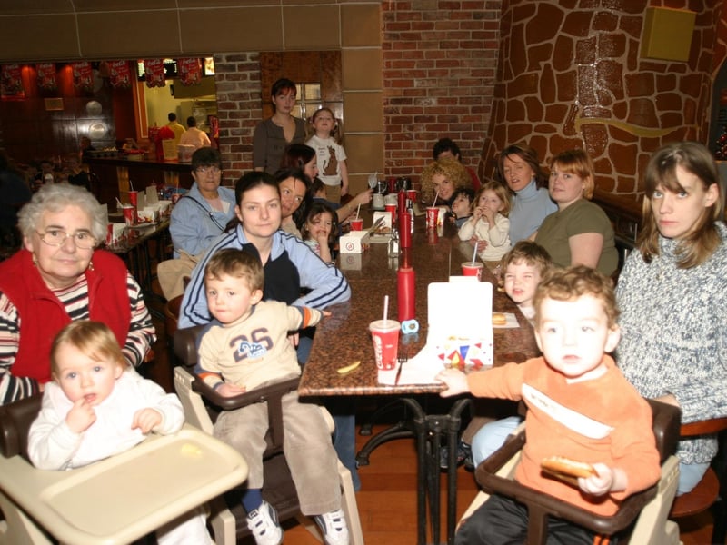 Christmas parties in Derry in December 2003.