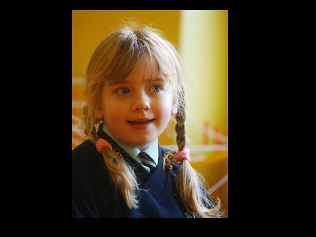 Allanah Faulkner. (0701PG03):Young people from Longtower Primary School pictured in January 2004