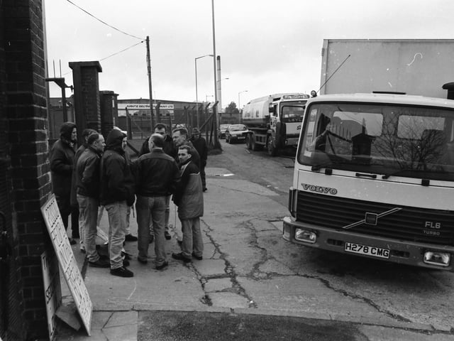 A picket at Arntz