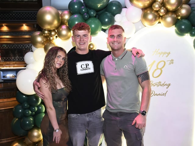 Daniel with his sister Anna and brother Tony.