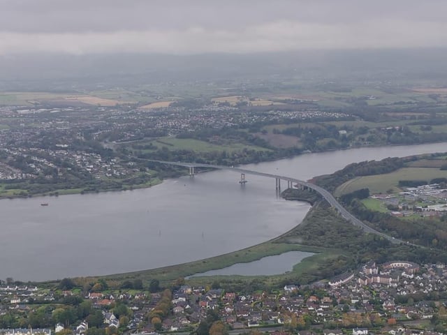 View of the Foyle Bridge, Derry.