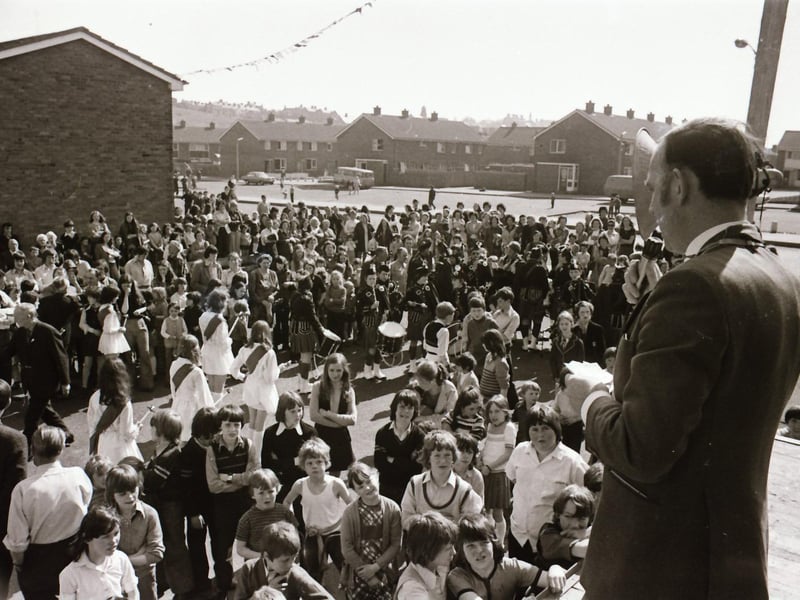 Mayor of Derry Dr Raymond McClean at the opening of the Bogside Community Festival.