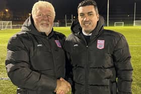 Dergview manager, Emmet Friars and club chairman