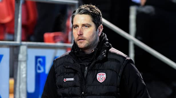 Derry City manager Ruaidhi Higgins. Photo: George Sweeney. DER2307GS – 88