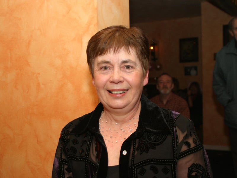 Party celebrations back in 2004: Josephine McBride