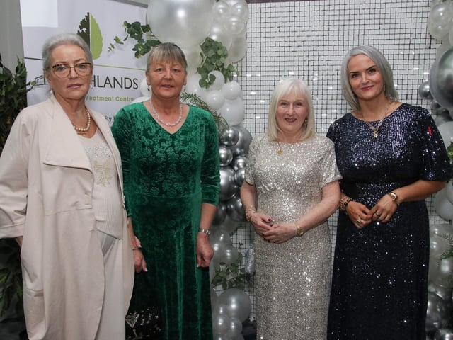 Bridgin Sharkey, Phil Houston, Majella Corry and Barbara Sherrard pictured at Northlands Centre’s 50th Anniversary Gala Dinner held in The Everglades Hotel. (Photo - Deirdre Heaney, nwpresspics)