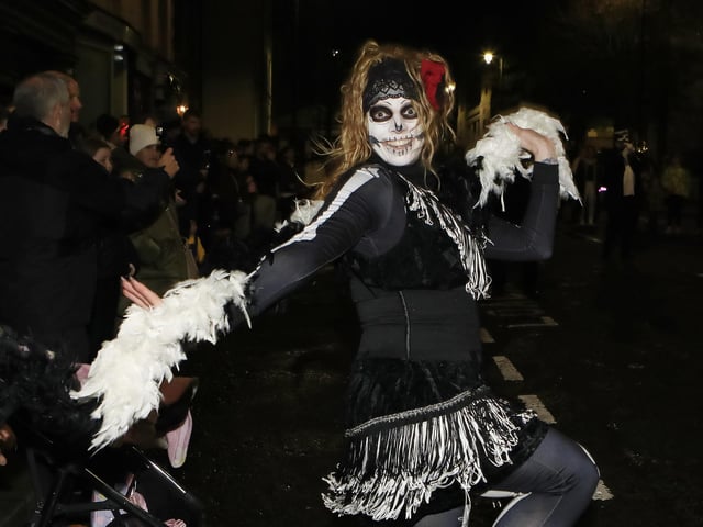 Awakening the Walled City Trail, celebrating the 40th anniversary of the Derry Halloween Festival. (Photo - Tom Heaney, nwpresspics)