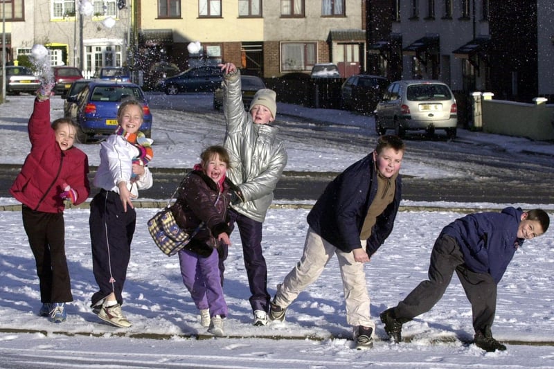 Derry in the snow in the early 2000s.