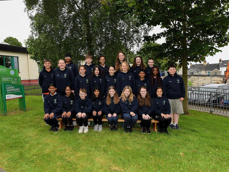 Mrs Forbes’ P7 class at Good Shepherd Primary School.