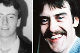 William Fleming (left) and Danny Doherty were shot dead by the SAS in grounds of Gransha Hospital, Derry in December 1984. (Pacemaker)